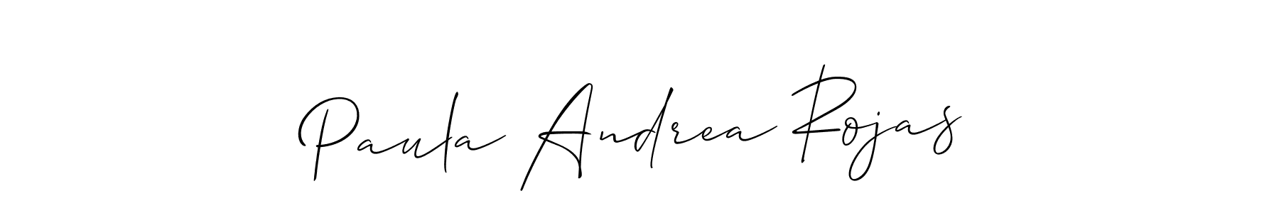 How to make Paula Andrea Rojas signature? Allison_Script is a professional autograph style. Create handwritten signature for Paula Andrea Rojas name. Paula Andrea Rojas signature style 2 images and pictures png