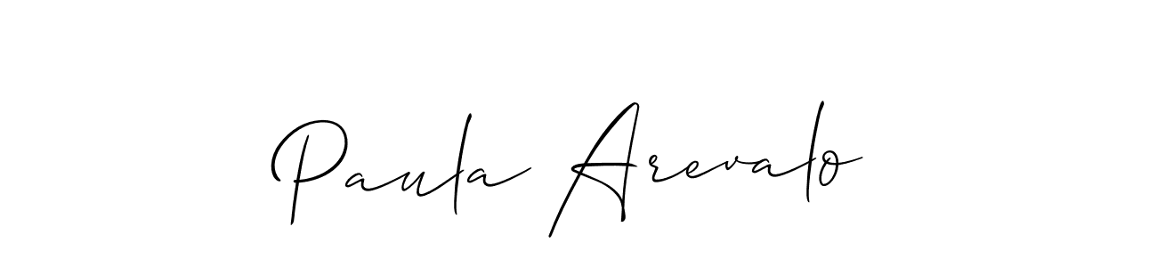 Also You can easily find your signature by using the search form. We will create Paula Arevalo name handwritten signature images for you free of cost using Allison_Script sign style. Paula Arevalo signature style 2 images and pictures png