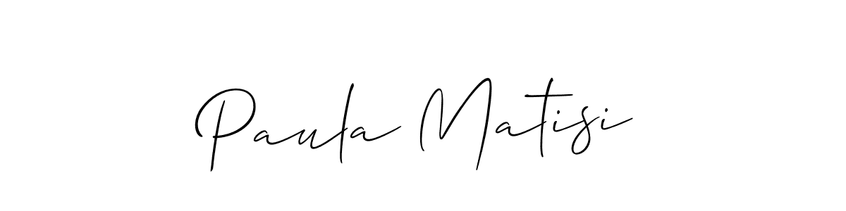 if you are searching for the best signature style for your name Paula Matisi. so please give up your signature search. here we have designed multiple signature styles  using Allison_Script. Paula Matisi signature style 2 images and pictures png