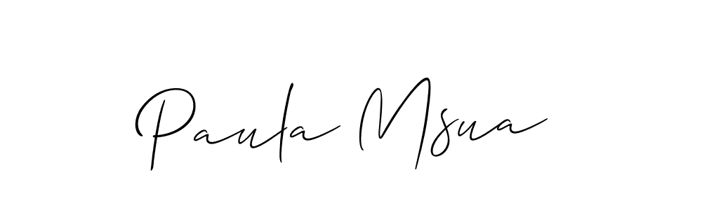 if you are searching for the best signature style for your name Paula Msua. so please give up your signature search. here we have designed multiple signature styles  using Allison_Script. Paula Msua signature style 2 images and pictures png