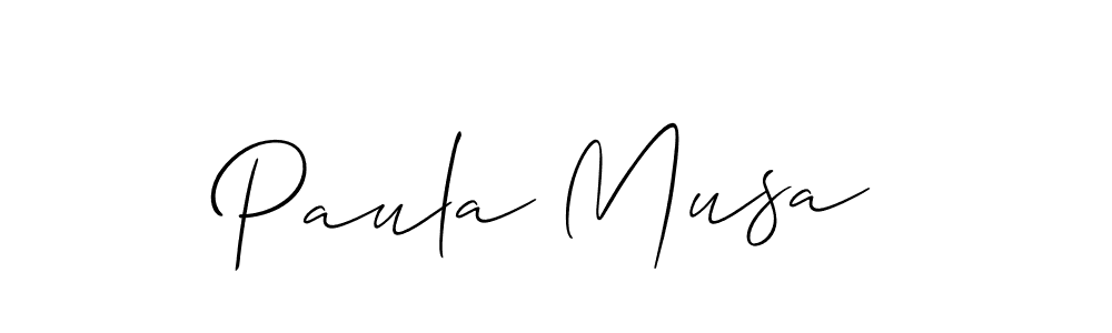 Once you've used our free online signature maker to create your best signature Allison_Script style, it's time to enjoy all of the benefits that Paula Musa name signing documents. Paula Musa signature style 2 images and pictures png