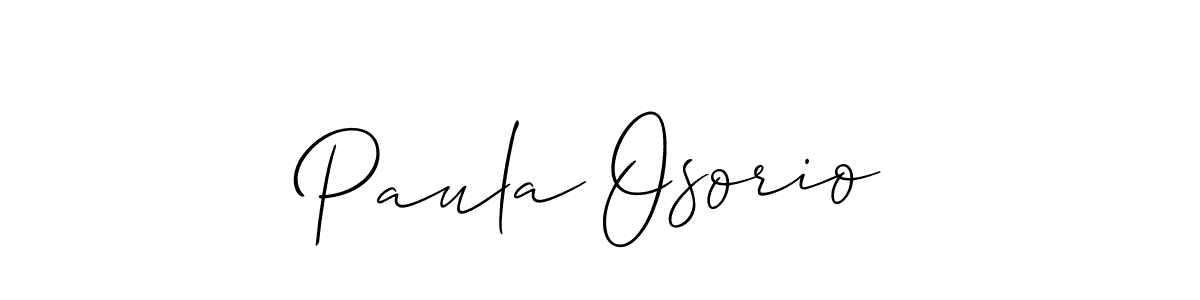 Best and Professional Signature Style for Paula Osorio. Allison_Script Best Signature Style Collection. Paula Osorio signature style 2 images and pictures png