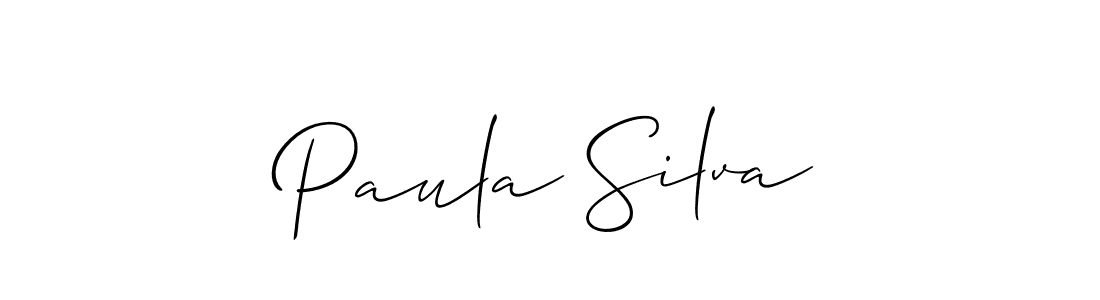 How to make Paula Silva signature? Allison_Script is a professional autograph style. Create handwritten signature for Paula Silva name. Paula Silva signature style 2 images and pictures png