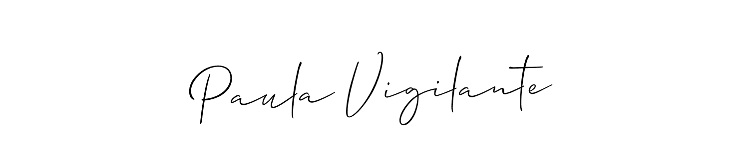 Once you've used our free online signature maker to create your best signature Allison_Script style, it's time to enjoy all of the benefits that Paula Vigilante name signing documents. Paula Vigilante signature style 2 images and pictures png