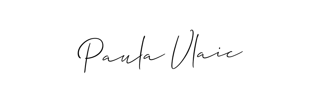 The best way (Allison_Script) to make a short signature is to pick only two or three words in your name. The name Paula Vlaic include a total of six letters. For converting this name. Paula Vlaic signature style 2 images and pictures png