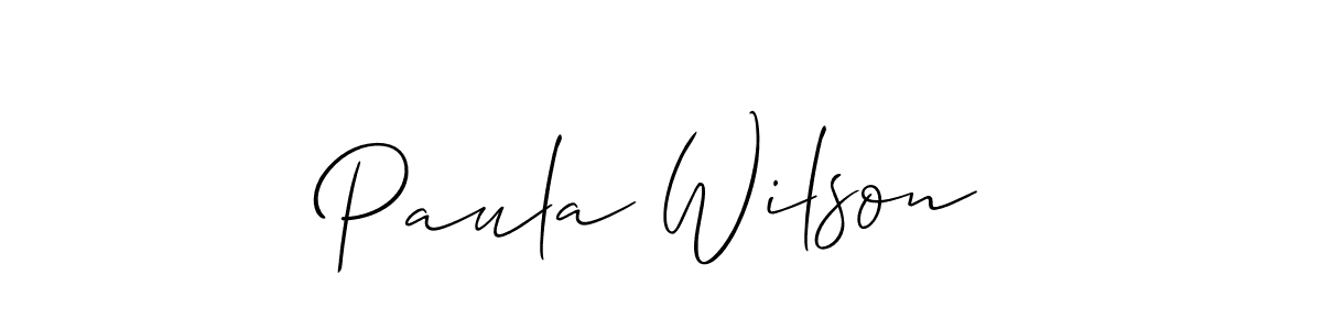 Best and Professional Signature Style for Paula Wilson. Allison_Script Best Signature Style Collection. Paula Wilson signature style 2 images and pictures png