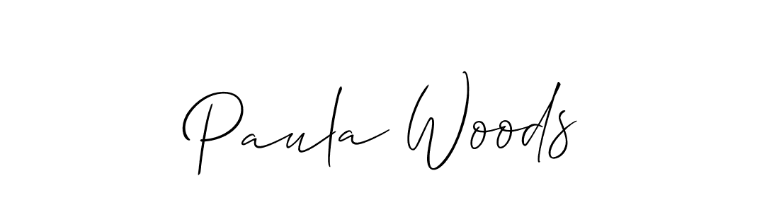 The best way (Allison_Script) to make a short signature is to pick only two or three words in your name. The name Paula Woods include a total of six letters. For converting this name. Paula Woods signature style 2 images and pictures png