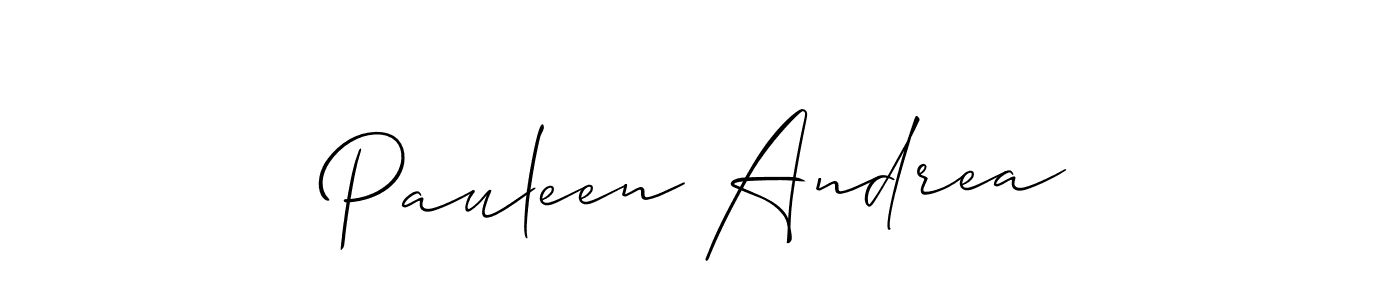 See photos of Pauleen Andrea official signature by Spectra . Check more albums & portfolios. Read reviews & check more about Allison_Script font. Pauleen Andrea signature style 2 images and pictures png