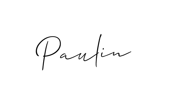 Also we have Paulin name is the best signature style. Create professional handwritten signature collection using Allison_Script autograph style. Paulin signature style 2 images and pictures png