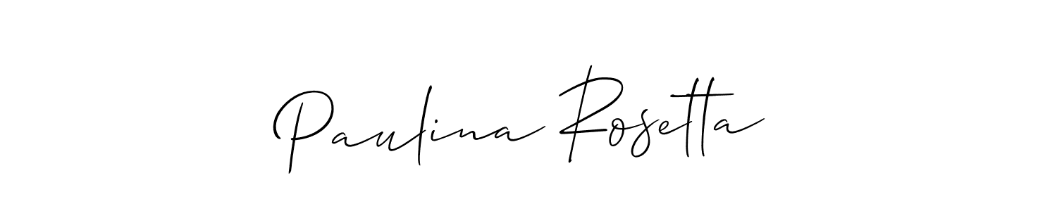 See photos of Paulina Rosetta official signature by Spectra . Check more albums & portfolios. Read reviews & check more about Allison_Script font. Paulina Rosetta signature style 2 images and pictures png