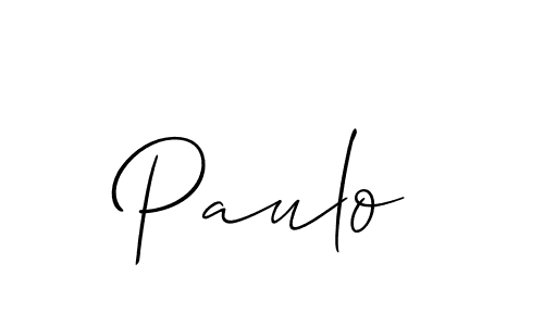 Paulo stylish signature style. Best Handwritten Sign (Allison_Script) for my name. Handwritten Signature Collection Ideas for my name Paulo. Paulo signature style 2 images and pictures png