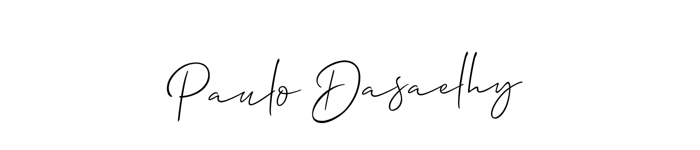 See photos of Paulo Dasaelhy official signature by Spectra . Check more albums & portfolios. Read reviews & check more about Allison_Script font. Paulo Dasaelhy signature style 2 images and pictures png