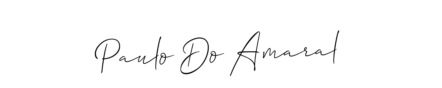 Check out images of Autograph of Paulo Do Amaral name. Actor Paulo Do Amaral Signature Style. Allison_Script is a professional sign style online. Paulo Do Amaral signature style 2 images and pictures png