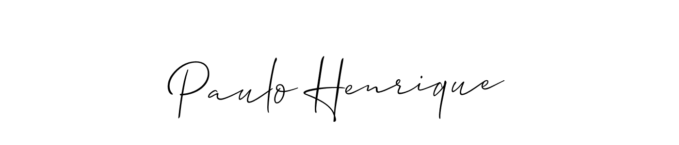Also we have Paulo Henrique name is the best signature style. Create professional handwritten signature collection using Allison_Script autograph style. Paulo Henrique signature style 2 images and pictures png