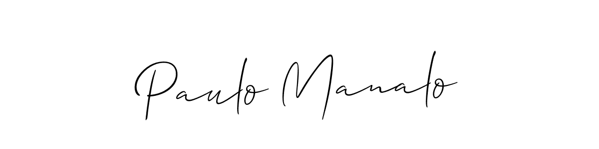 This is the best signature style for the Paulo Manalo name. Also you like these signature font (Allison_Script). Mix name signature. Paulo Manalo signature style 2 images and pictures png