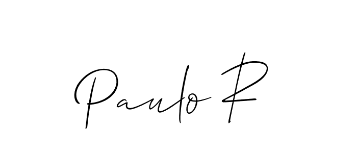 How to Draw Paulo R signature style? Allison_Script is a latest design signature styles for name Paulo R. Paulo R signature style 2 images and pictures png