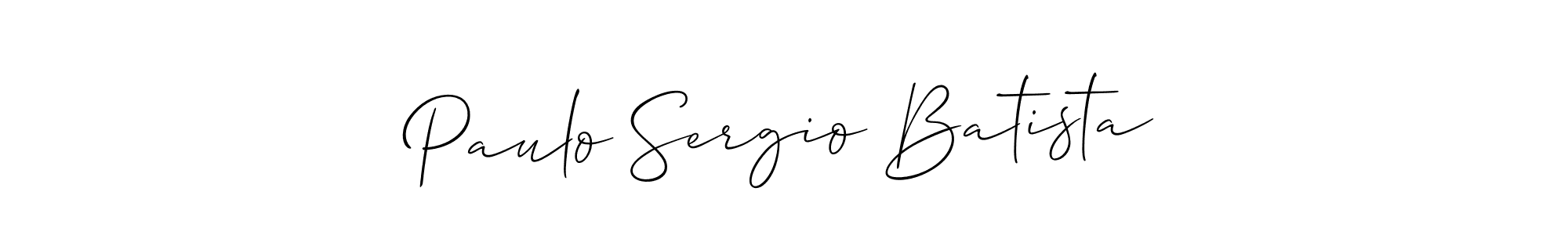 Make a short Paulo Sergio Batista signature style. Manage your documents anywhere anytime using Allison_Script. Create and add eSignatures, submit forms, share and send files easily. Paulo Sergio Batista signature style 2 images and pictures png