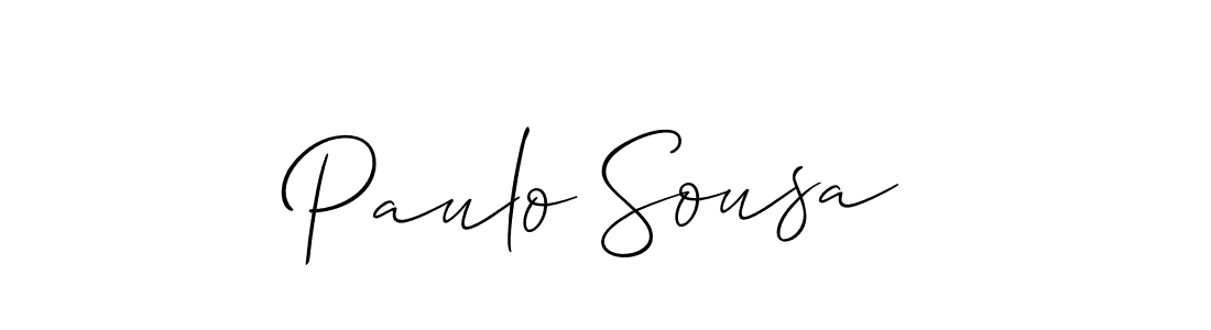 How to make Paulo Sousa signature? Allison_Script is a professional autograph style. Create handwritten signature for Paulo Sousa name. Paulo Sousa signature style 2 images and pictures png