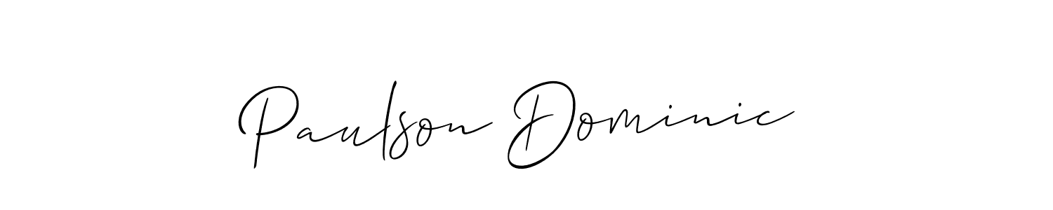 You can use this online signature creator to create a handwritten signature for the name Paulson Dominic. This is the best online autograph maker. Paulson Dominic signature style 2 images and pictures png