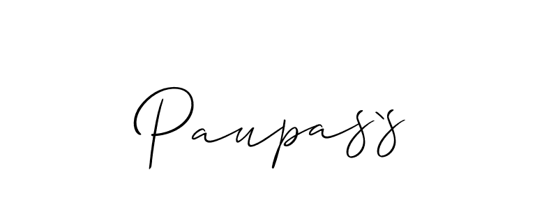 Once you've used our free online signature maker to create your best signature Allison_Script style, it's time to enjoy all of the benefits that Paupas`s name signing documents. Paupas`s signature style 2 images and pictures png