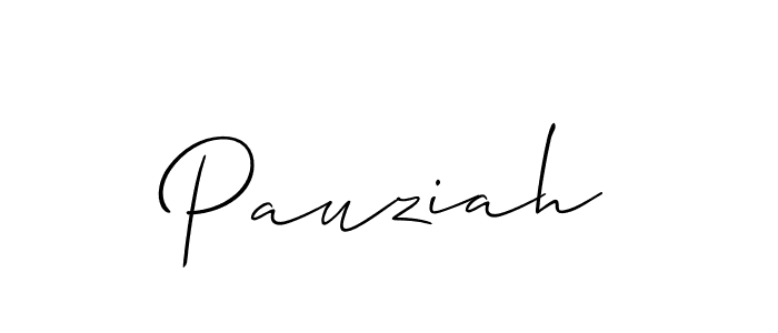if you are searching for the best signature style for your name Pauziah. so please give up your signature search. here we have designed multiple signature styles  using Allison_Script. Pauziah signature style 2 images and pictures png