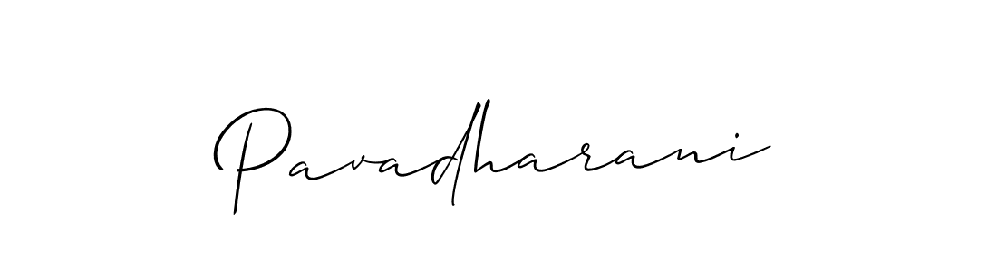 How to Draw Pavadharani signature style? Allison_Script is a latest design signature styles for name Pavadharani. Pavadharani signature style 2 images and pictures png