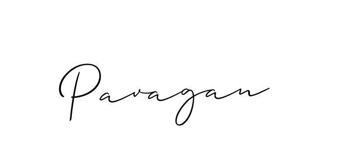 How to make Pavagan signature? Allison_Script is a professional autograph style. Create handwritten signature for Pavagan name. Pavagan signature style 2 images and pictures png