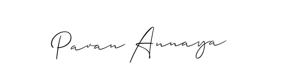 Also You can easily find your signature by using the search form. We will create Pavan Annaya name handwritten signature images for you free of cost using Allison_Script sign style. Pavan Annaya signature style 2 images and pictures png