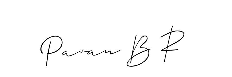 Also You can easily find your signature by using the search form. We will create Pavan B R name handwritten signature images for you free of cost using Allison_Script sign style. Pavan B R signature style 2 images and pictures png