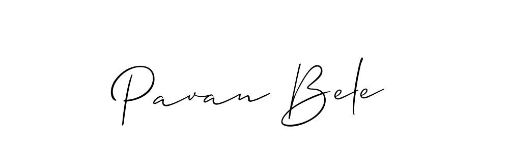 Allison_Script is a professional signature style that is perfect for those who want to add a touch of class to their signature. It is also a great choice for those who want to make their signature more unique. Get Pavan Bele name to fancy signature for free. Pavan Bele signature style 2 images and pictures png