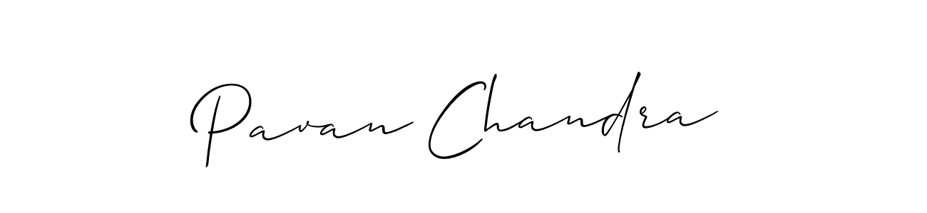 You should practise on your own different ways (Allison_Script) to write your name (Pavan Chandra) in signature. don't let someone else do it for you. Pavan Chandra signature style 2 images and pictures png