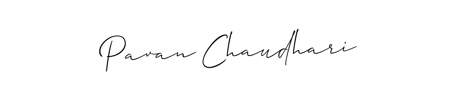 Allison_Script is a professional signature style that is perfect for those who want to add a touch of class to their signature. It is also a great choice for those who want to make their signature more unique. Get Pavan Chaudhari name to fancy signature for free. Pavan Chaudhari signature style 2 images and pictures png
