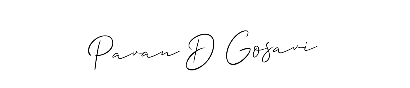 Once you've used our free online signature maker to create your best signature Allison_Script style, it's time to enjoy all of the benefits that Pavan D Gosavi name signing documents. Pavan D Gosavi signature style 2 images and pictures png