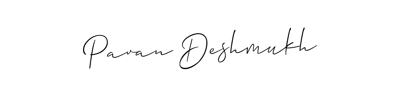 It looks lik you need a new signature style for name Pavan Deshmukh. Design unique handwritten (Allison_Script) signature with our free signature maker in just a few clicks. Pavan Deshmukh signature style 2 images and pictures png