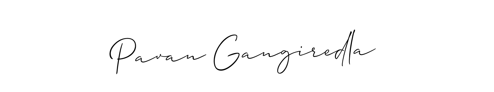 Best and Professional Signature Style for Pavan Gangiredla. Allison_Script Best Signature Style Collection. Pavan Gangiredla signature style 2 images and pictures png
