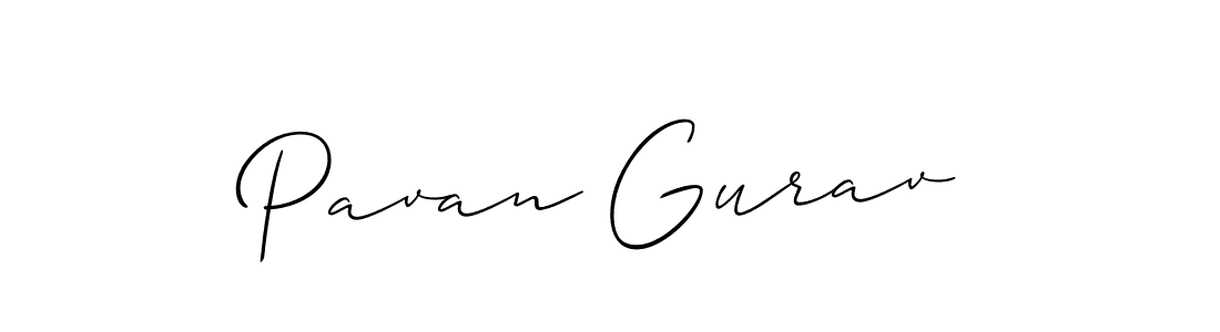 Make a beautiful signature design for name Pavan Gurav. Use this online signature maker to create a handwritten signature for free. Pavan Gurav signature style 2 images and pictures png