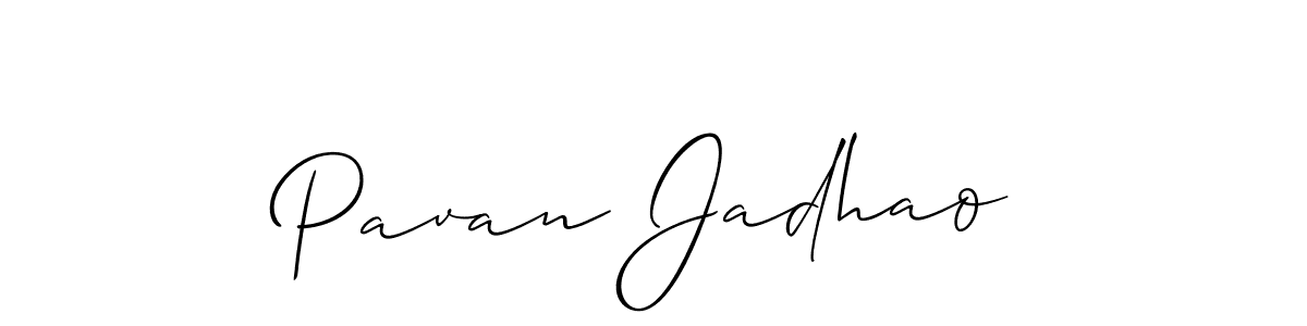 Make a short Pavan Jadhao signature style. Manage your documents anywhere anytime using Allison_Script. Create and add eSignatures, submit forms, share and send files easily. Pavan Jadhao signature style 2 images and pictures png