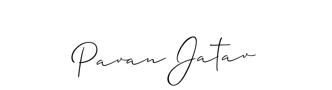 Make a short Pavan Jatav signature style. Manage your documents anywhere anytime using Allison_Script. Create and add eSignatures, submit forms, share and send files easily. Pavan Jatav signature style 2 images and pictures png