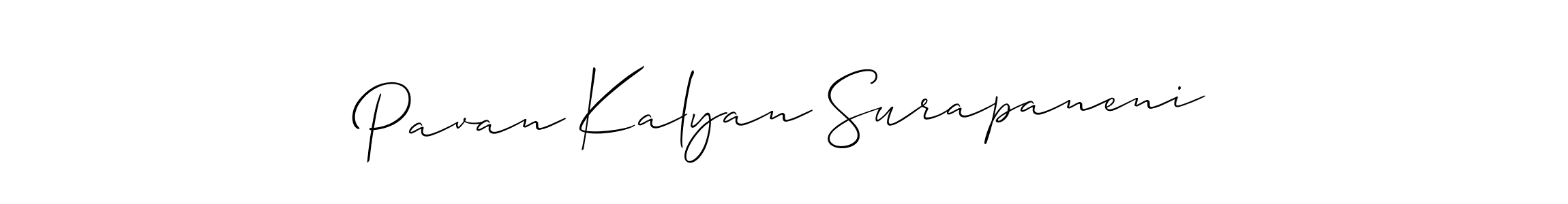Make a short Pavan Kalyan Surapaneni signature style. Manage your documents anywhere anytime using Allison_Script. Create and add eSignatures, submit forms, share and send files easily. Pavan Kalyan Surapaneni signature style 2 images and pictures png