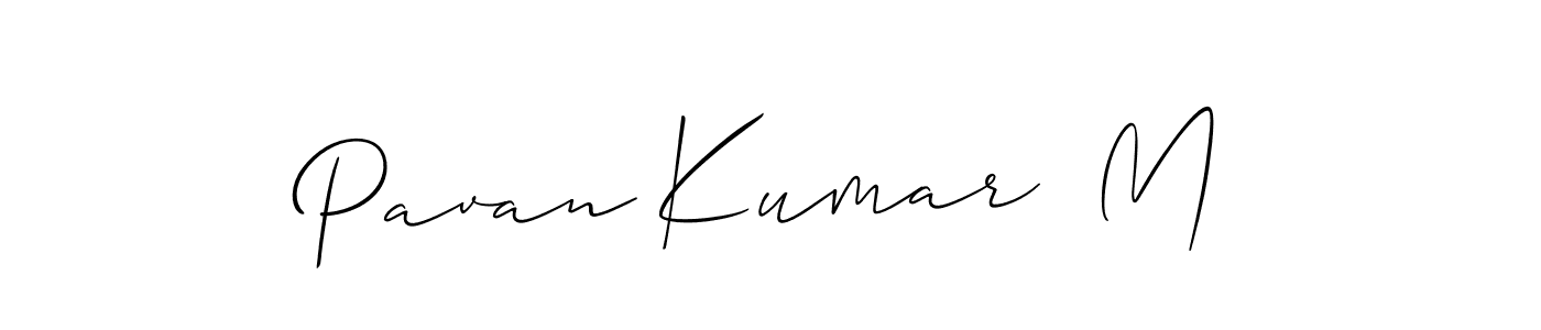 Pavan Kumar  M stylish signature style. Best Handwritten Sign (Allison_Script) for my name. Handwritten Signature Collection Ideas for my name Pavan Kumar  M. Pavan Kumar  M signature style 2 images and pictures png