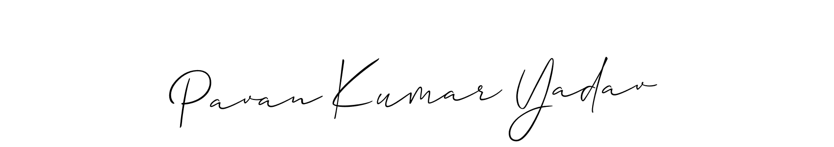 if you are searching for the best signature style for your name Pavan Kumar Yadav. so please give up your signature search. here we have designed multiple signature styles  using Allison_Script. Pavan Kumar Yadav signature style 2 images and pictures png