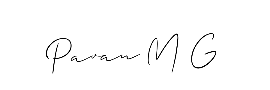 Once you've used our free online signature maker to create your best signature Allison_Script style, it's time to enjoy all of the benefits that Pavan M G name signing documents. Pavan M G signature style 2 images and pictures png