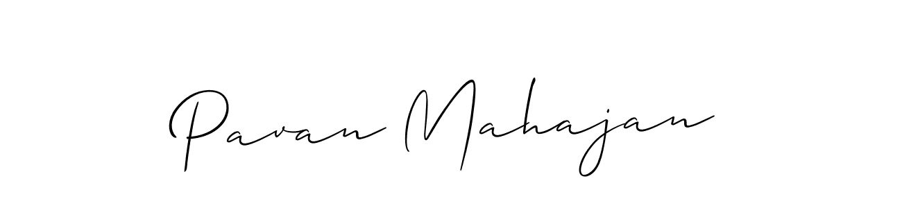 Pavan Mahajan stylish signature style. Best Handwritten Sign (Allison_Script) for my name. Handwritten Signature Collection Ideas for my name Pavan Mahajan. Pavan Mahajan signature style 2 images and pictures png