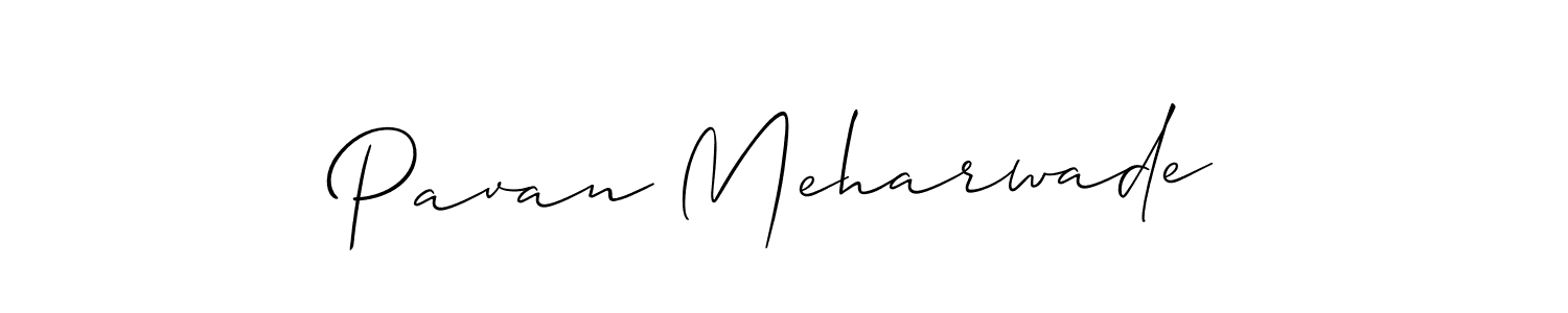 It looks lik you need a new signature style for name Pavan Meharwade. Design unique handwritten (Allison_Script) signature with our free signature maker in just a few clicks. Pavan Meharwade signature style 2 images and pictures png