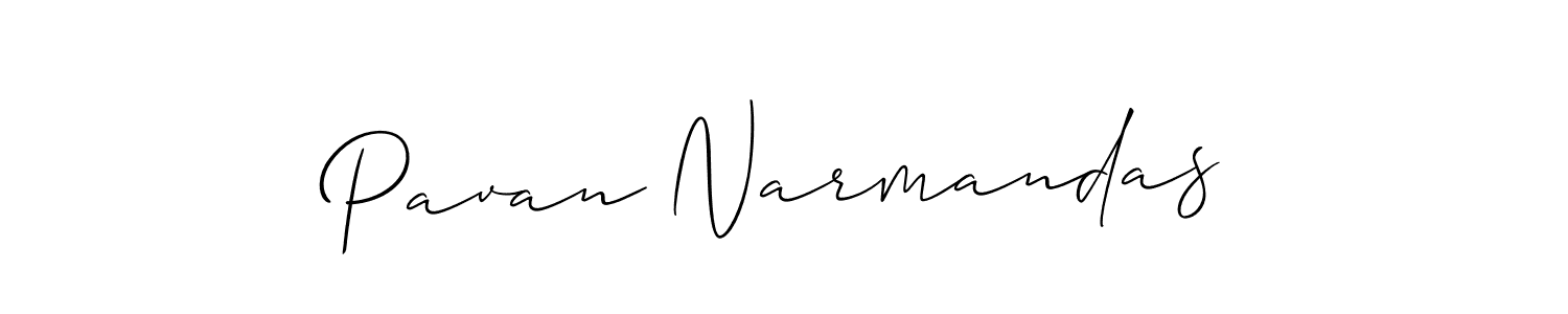 Best and Professional Signature Style for Pavan Narmandas. Allison_Script Best Signature Style Collection. Pavan Narmandas signature style 2 images and pictures png