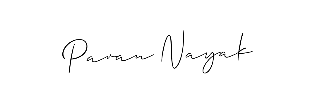 Make a beautiful signature design for name Pavan Nayak. With this signature (Allison_Script) style, you can create a handwritten signature for free. Pavan Nayak signature style 2 images and pictures png