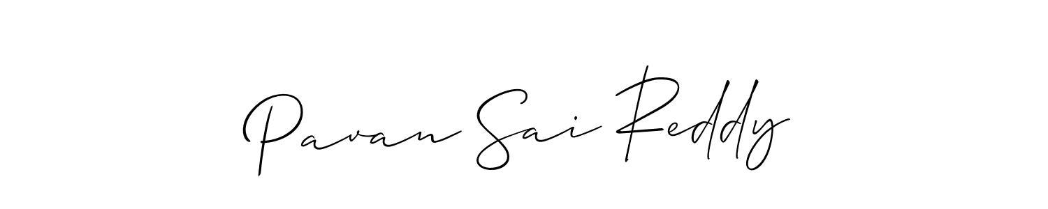 Create a beautiful signature design for name Pavan Sai Reddy. With this signature (Allison_Script) fonts, you can make a handwritten signature for free. Pavan Sai Reddy signature style 2 images and pictures png