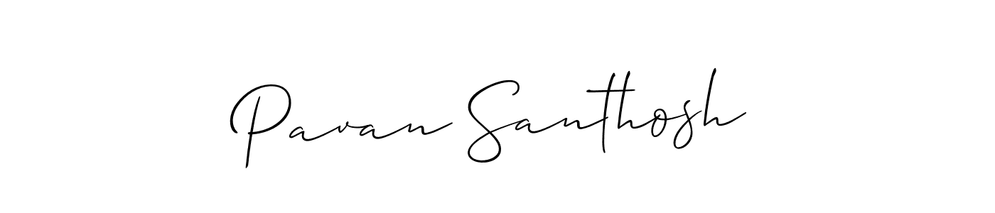 Similarly Allison_Script is the best handwritten signature design. Signature creator online .You can use it as an online autograph creator for name Pavan Santhosh. Pavan Santhosh signature style 2 images and pictures png