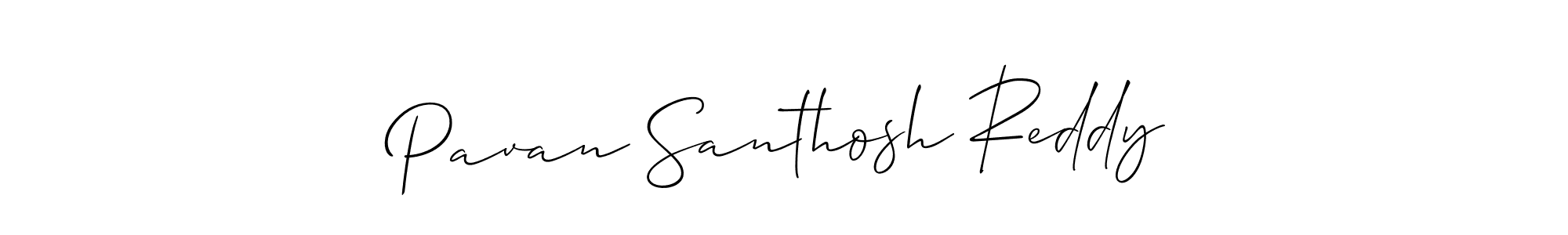 The best way (Allison_Script) to make a short signature is to pick only two or three words in your name. The name Pavan Santhosh Reddy include a total of six letters. For converting this name. Pavan Santhosh Reddy signature style 2 images and pictures png