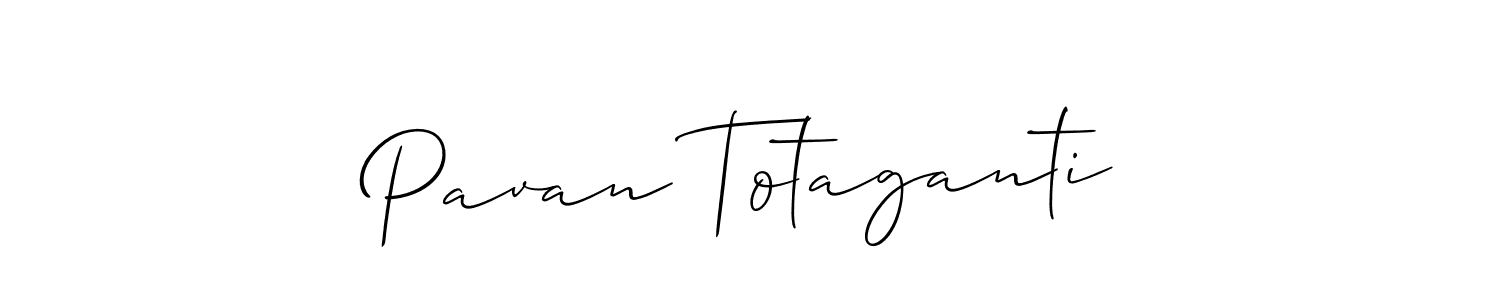 This is the best signature style for the Pavan Totaganti name. Also you like these signature font (Allison_Script). Mix name signature. Pavan Totaganti signature style 2 images and pictures png